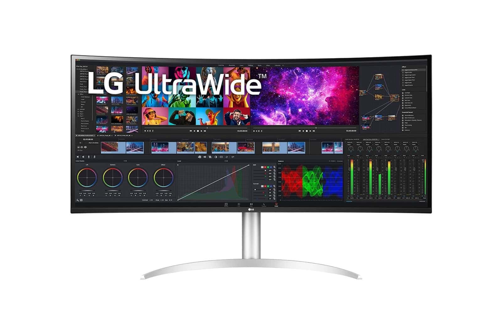 LG 40WP95XP-W computer monitor 100,8 cm (39.7) 5120 x 2160 Pixels UltraWide 5K HD Wit (40WP95XP-W.AEU) thumbnail