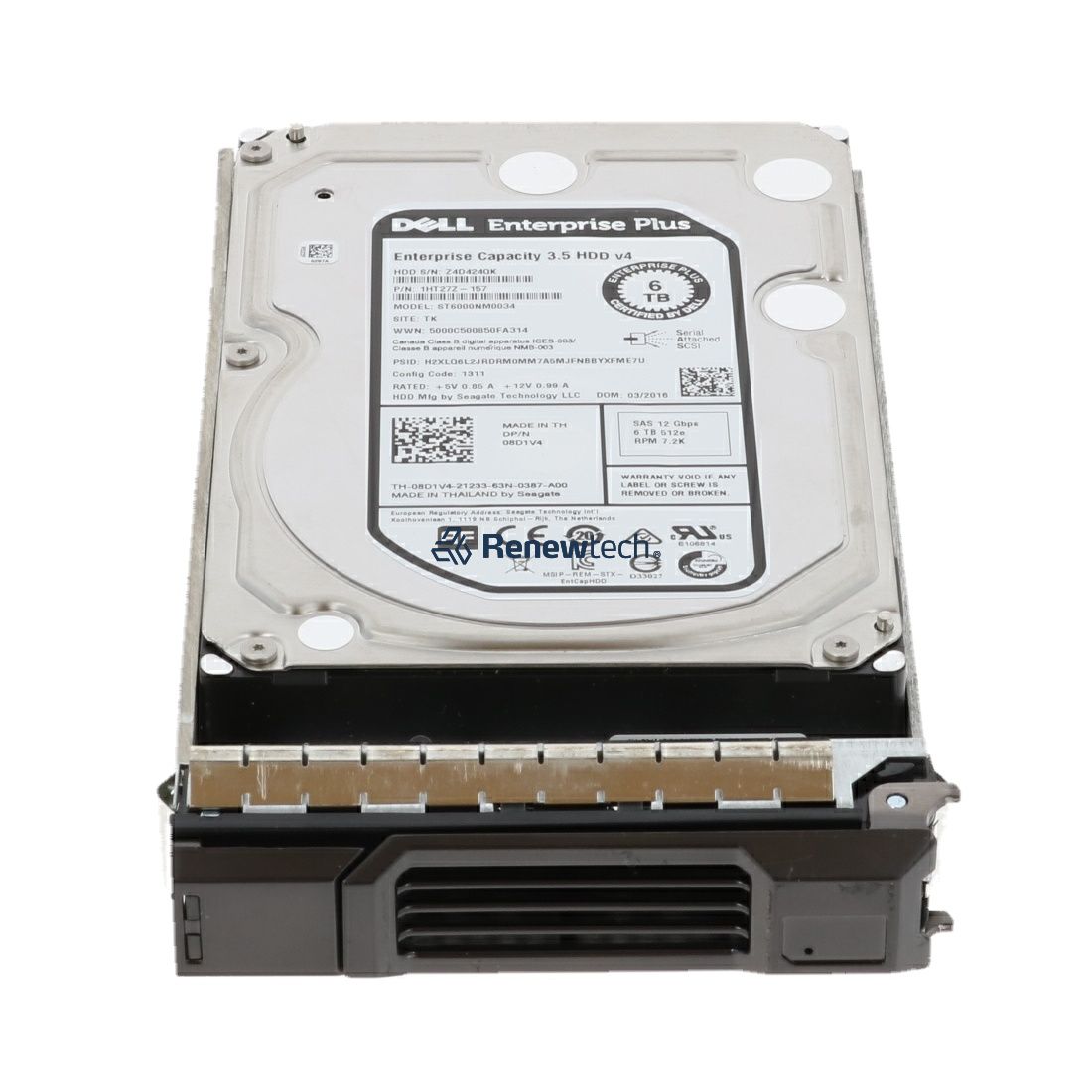 Dell 6TB 7.2K 3.5 SAS 12G (MM81X-COMPELLENT-RFB) thumbnail