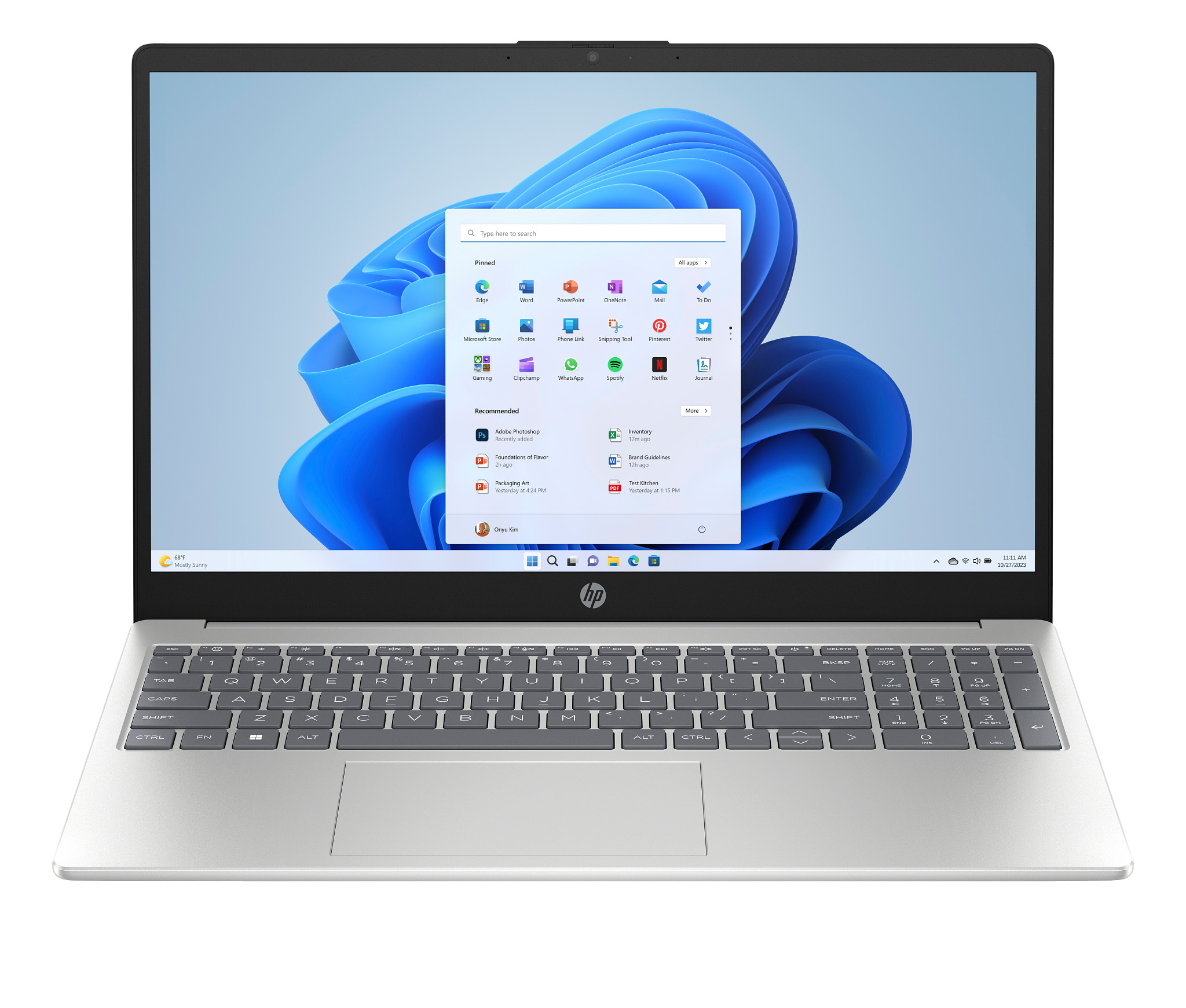 HP 15-fd0951nd Intel® Core™ i5 i5-1334U Laptop 39,6 cm (15.6") Full HD 8 GB DDR4-SDRAM 512 GB SSD Wi-Fi 6 (802.11ax) Windows 11 Home Zilver (BN0M7EA#ABH) thumbnail