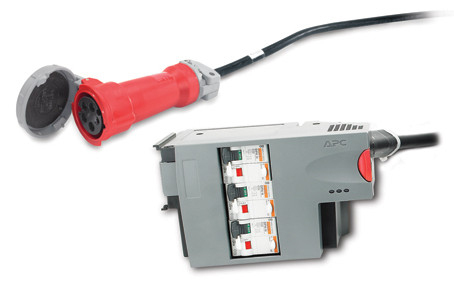 APC Stroomverdelingsmodule 3-polig 5-draads RCD 16A 30mA IEC309 500CM (PDM316IEC-30R-500) thumbnail