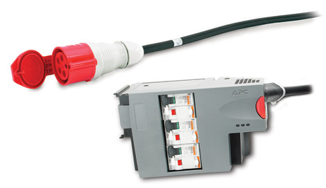 APC Stroomverdelingsmodule 3-polig 5-draads RCD 32A 30mA IEC309 860CM (PDM332IEC-30R-860) thumbnail