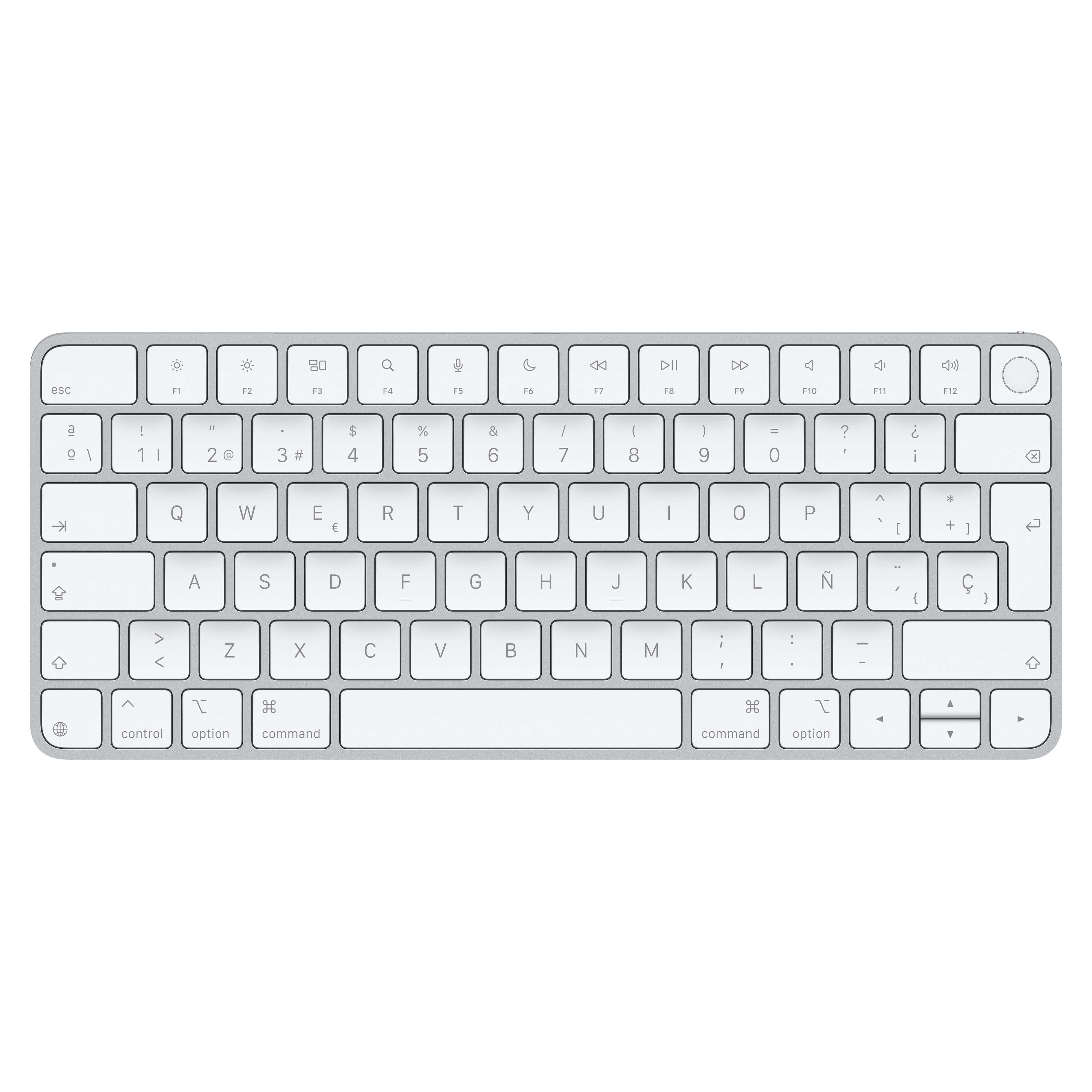 APPLE Magic Keyboard with Touch ID for Mac models with Apple silicon - Spanish (MXCK3Y/A) thumbnail