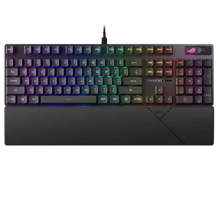 ASUS ROG Strix Scope II toetsenbord Gamen USB Zwart (90MP0350-BKUA01) thumbnail