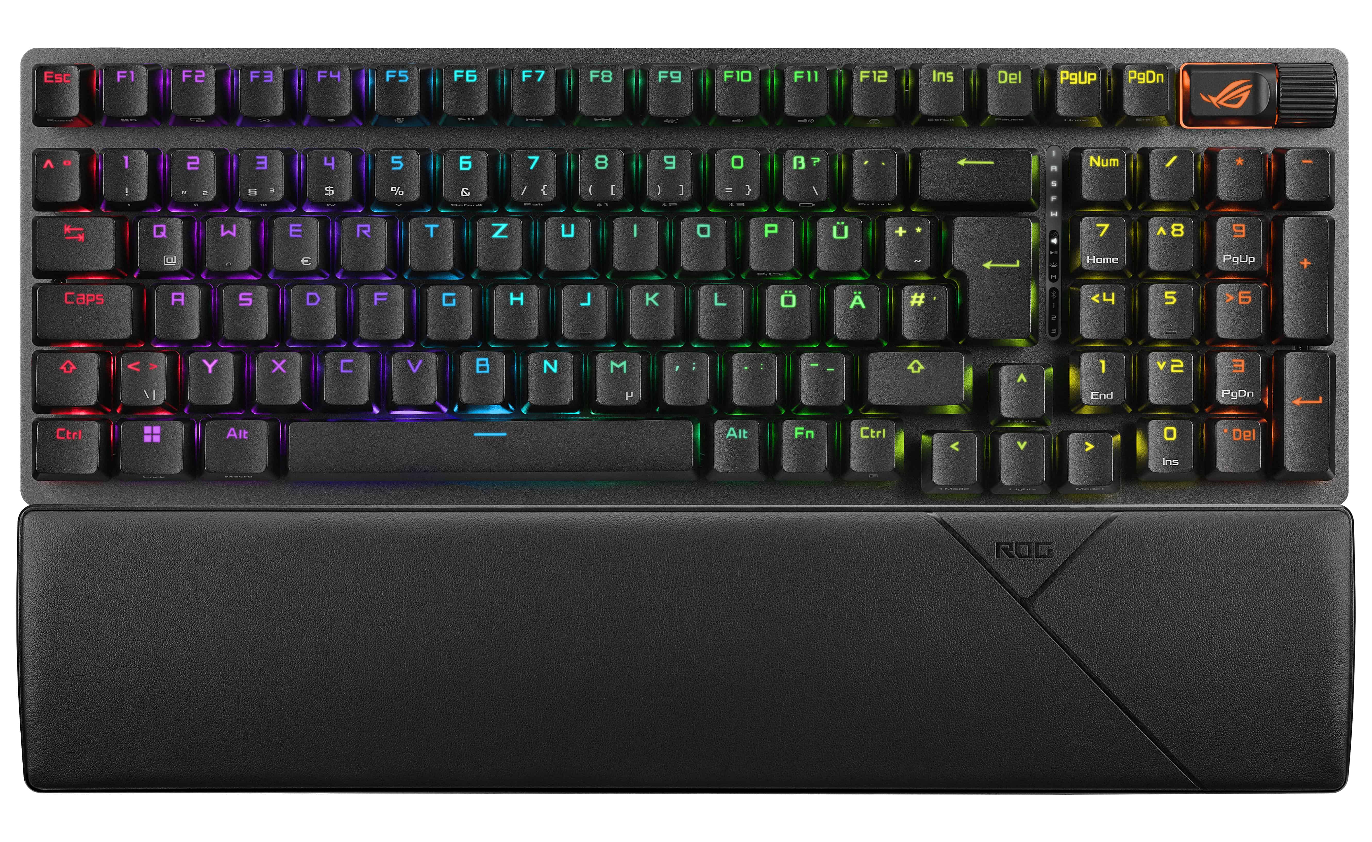 ASUS ROG Strix Scope II 96 Wireless toetsenbord Gamen USB + RF Wireless + Bluetooth QWERTY Amerikaans Engels Zwart (90MP037A-BKUA01) thumbnail