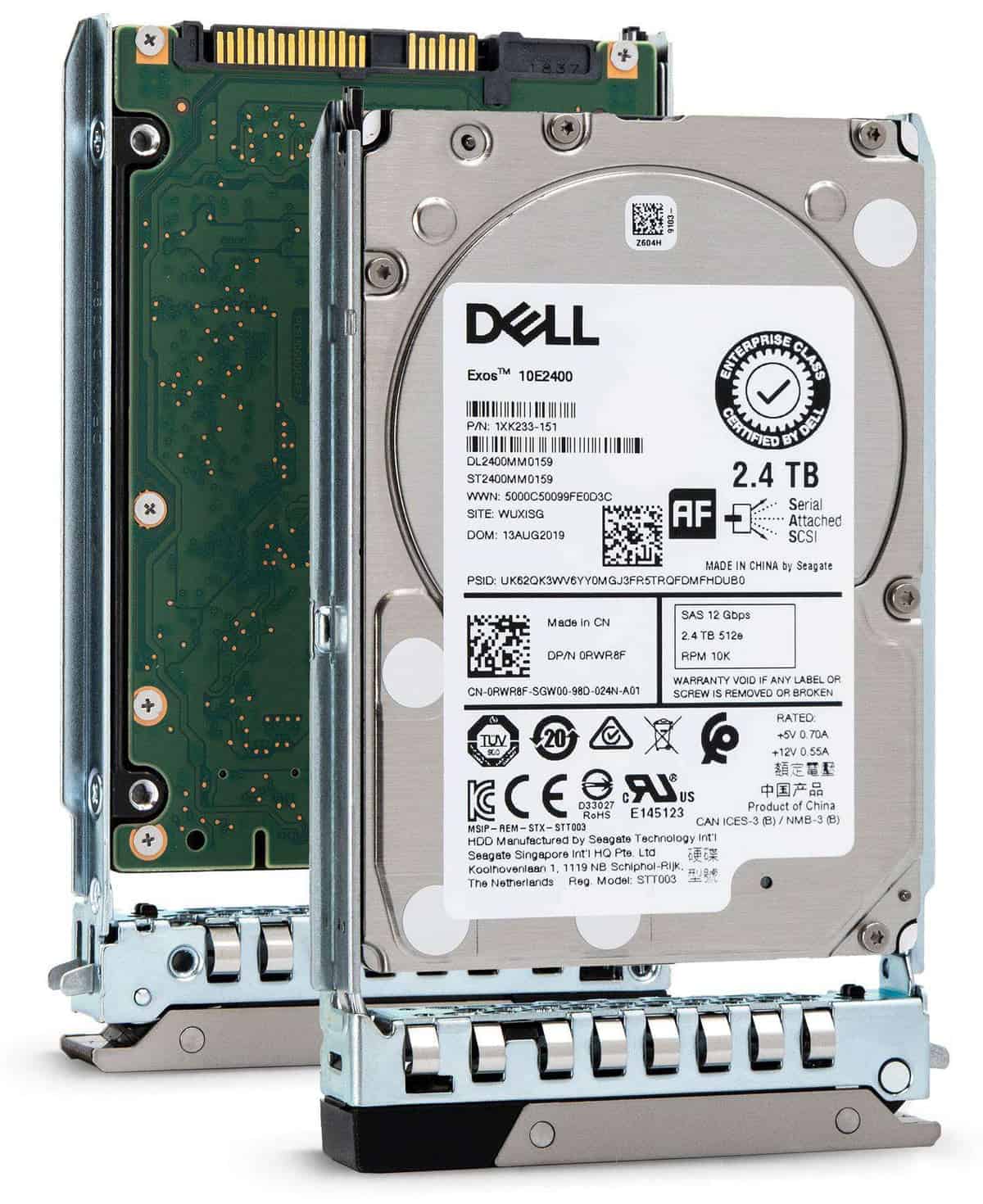 Dell 2.4TB 10K 12G 2.5INCH SAS HDD (0F9NWJ-RFB) thumbnail