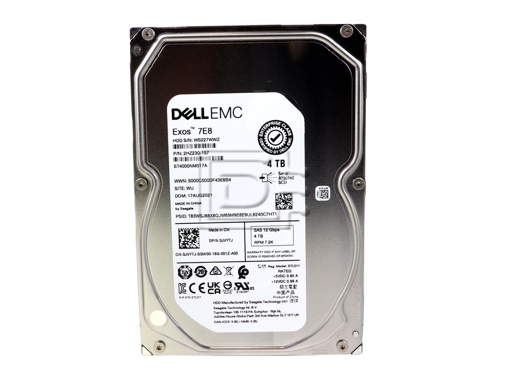 Dell 4TB 7.2K SAS HDD (0NT1X2-ALT-04-RFB) thumbnail