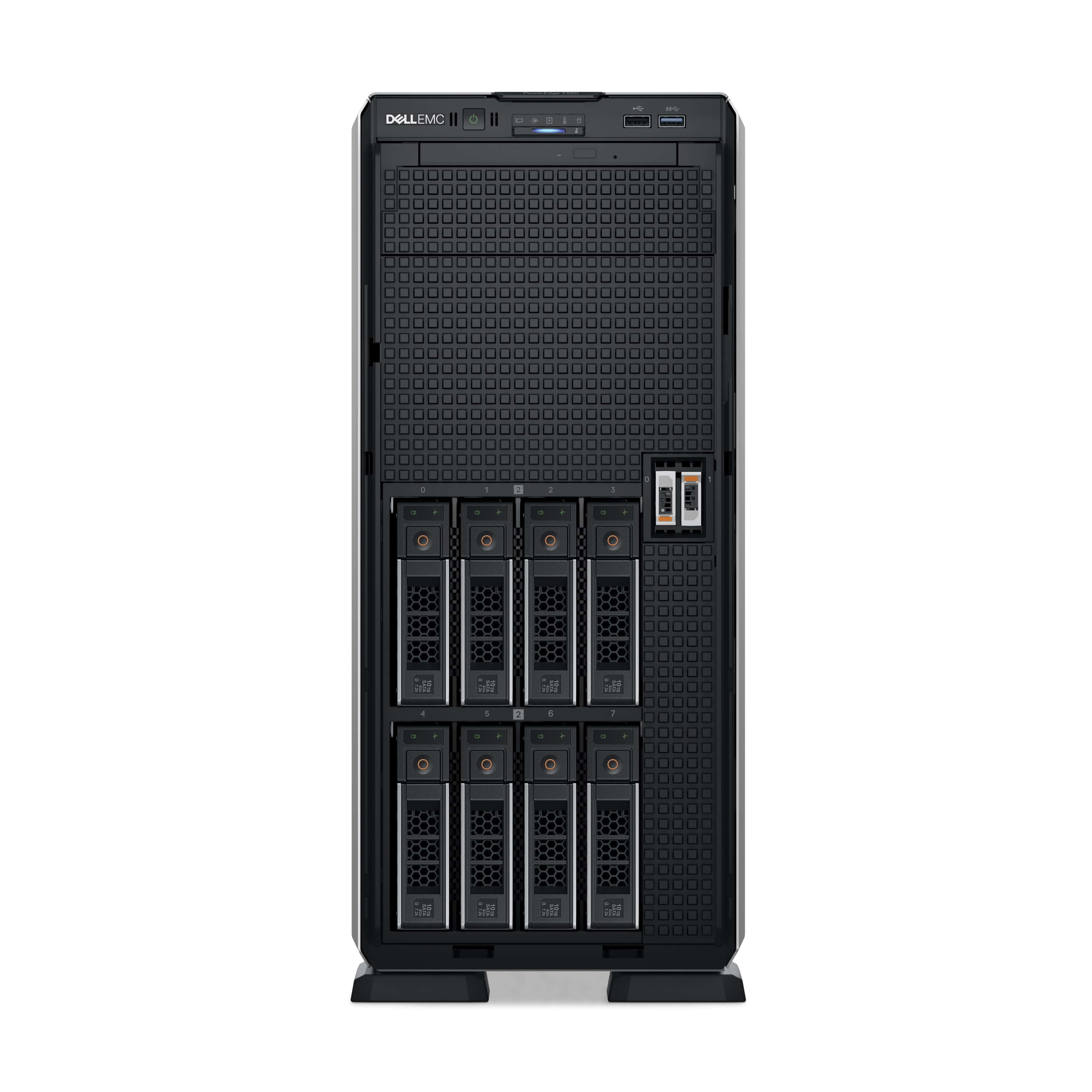 DELL PowerEdge T550 server 480 GB Toren (5U) Intel® Xeon® Silver 4309Y 2,8 GHz 16 GB DDR4-SDRAM 700 W (43KY9) thumbnail