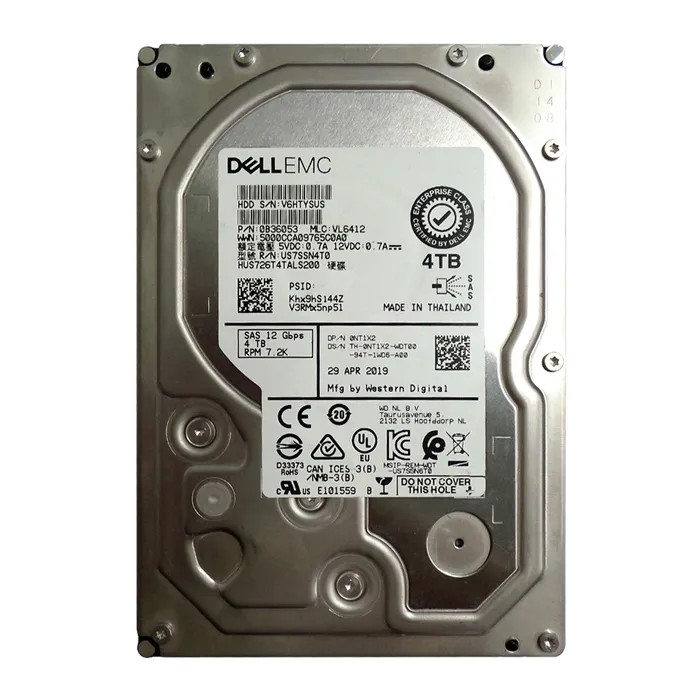 Dell 4TB 7.2K SAS HDD (NT1X2-ALT-04-RFB) thumbnail