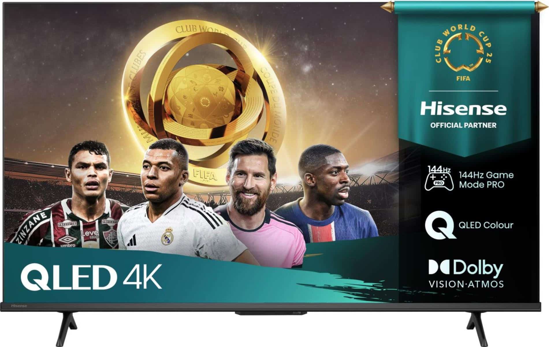 Hisense 50E77Q PRO 127 cm (50) 4K Ultra HD Smart TV Wifi Zwart (50E77QPRO) thumbnail