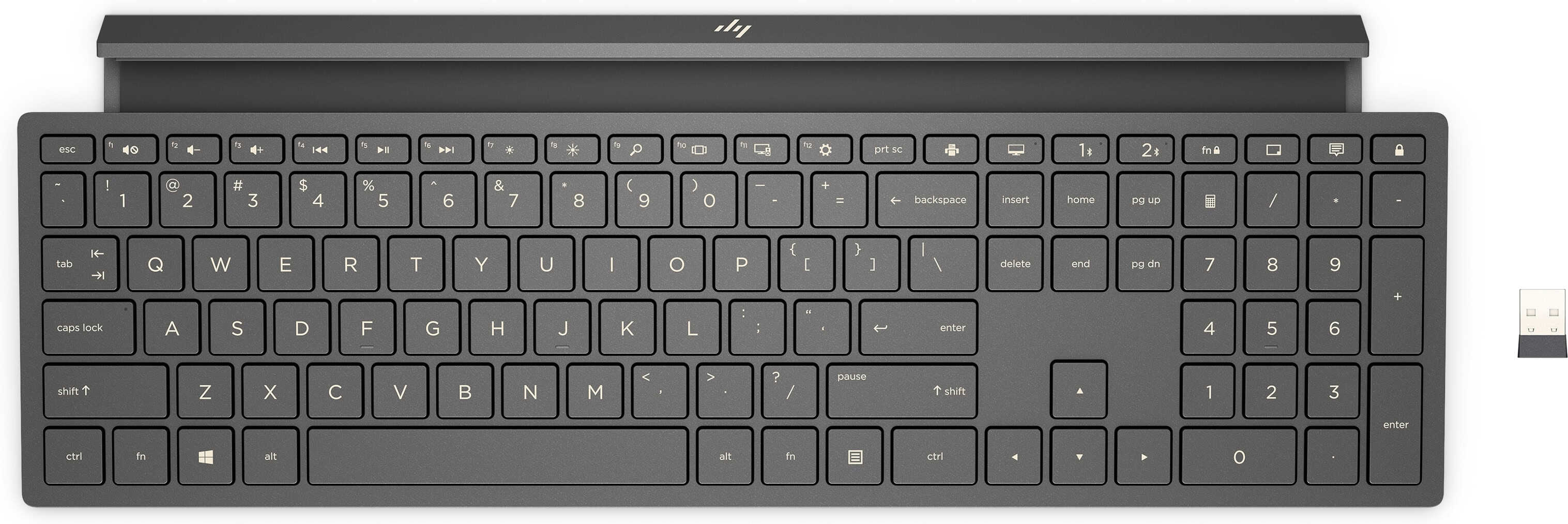 HP dual-mode toetsenbord 1000 (18J71AA#ABB) thumbnail