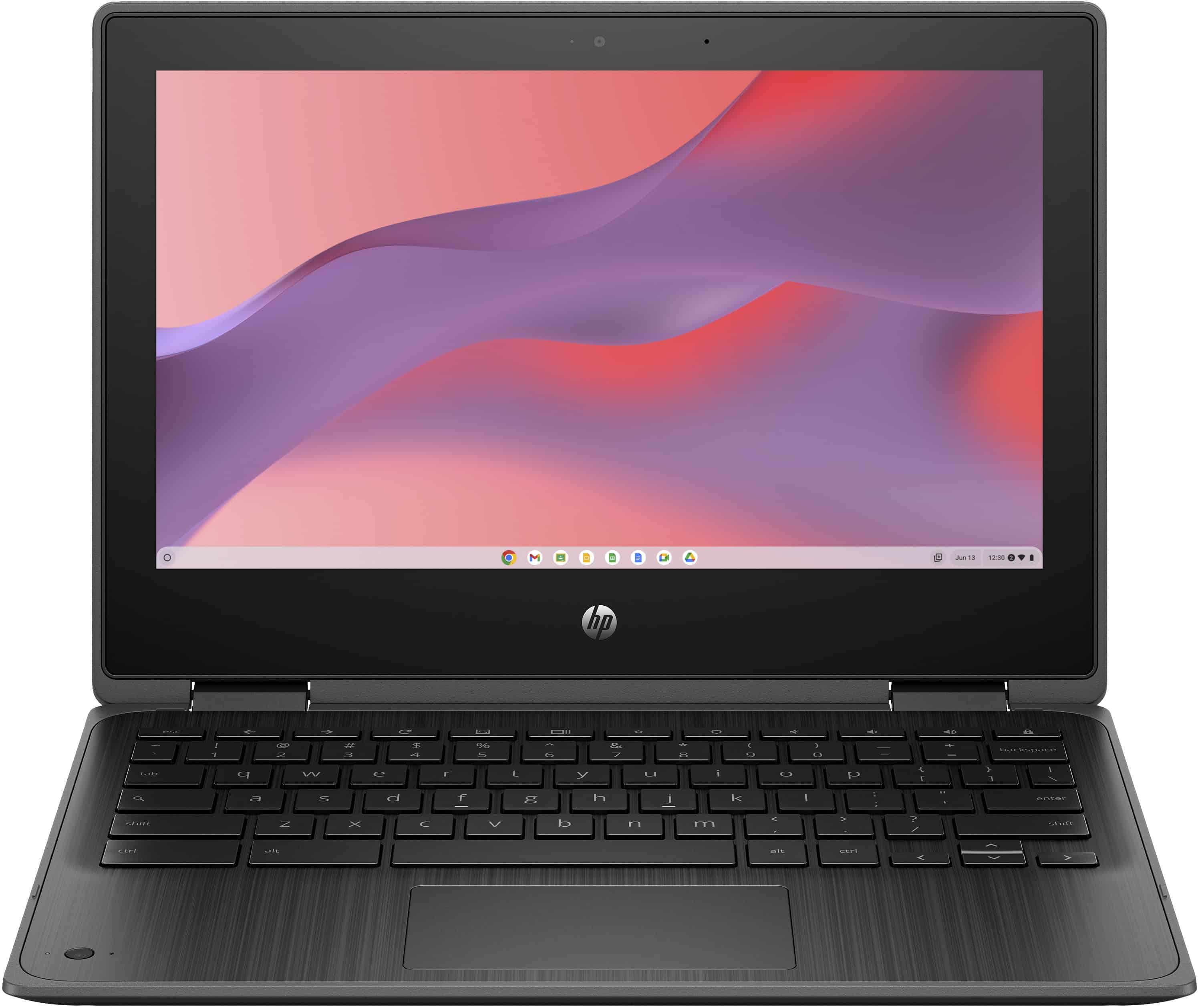 HP Chromebook Fortis x360 G3 J Intel® Celeron® N5100 29,5 cm (11.6") Touchscreen HD 4 GB LPDDR4x-SDRAM 32 GB eMMC Wi-Fi 6 (802.11ax) ChromeOS Zwart (4L1K5EA#ABH) thumbnail
