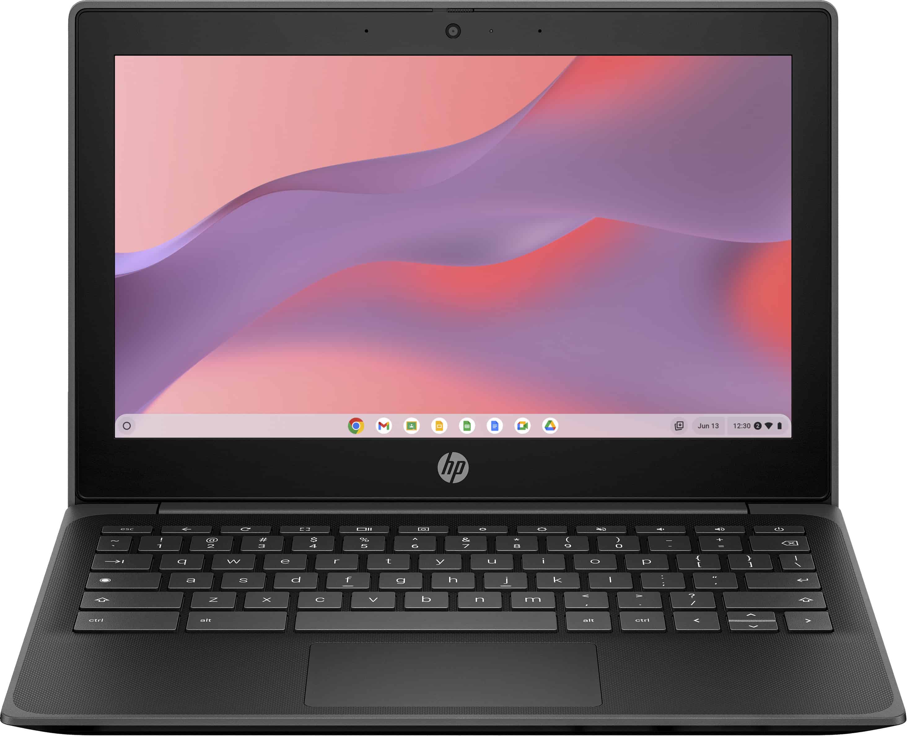 HP Chromebook Fortis G10 Intel® N N100 29,5 cm (11.6") HD 4 GB LPDDR5-SDRAM 32 GB eMMC Wi-Fi 6E (802.11ax) ChromeOS Zwart (5P9L4EA#ABH) thumbnail