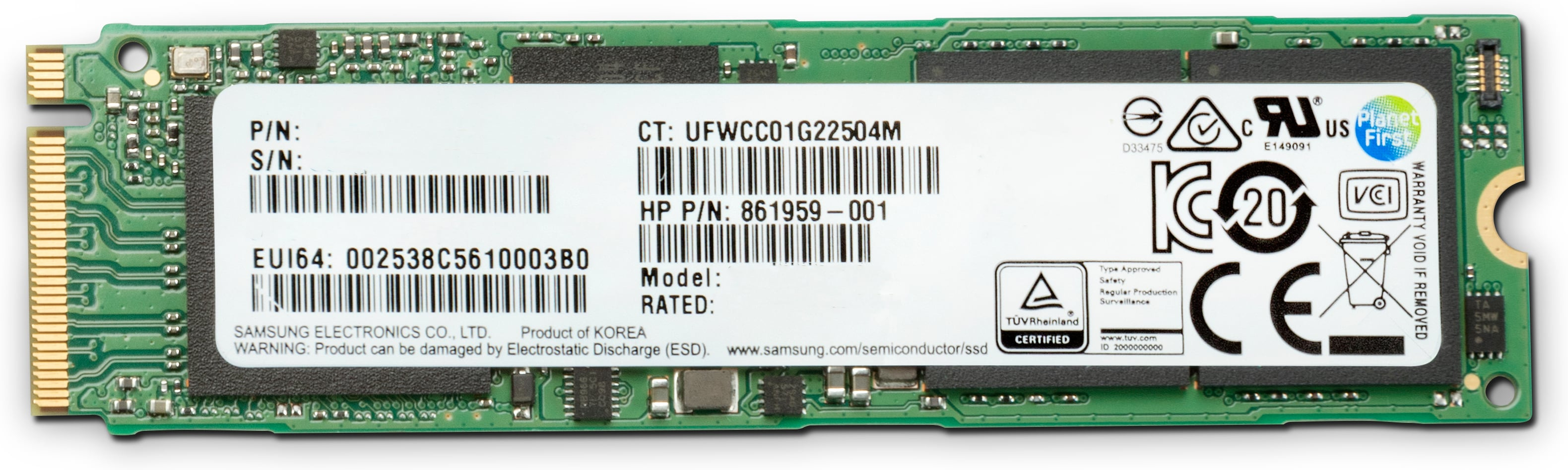 HP ZTurbo Drive 1TB SED TLC SSD Module (6YT79AA) thumbnail