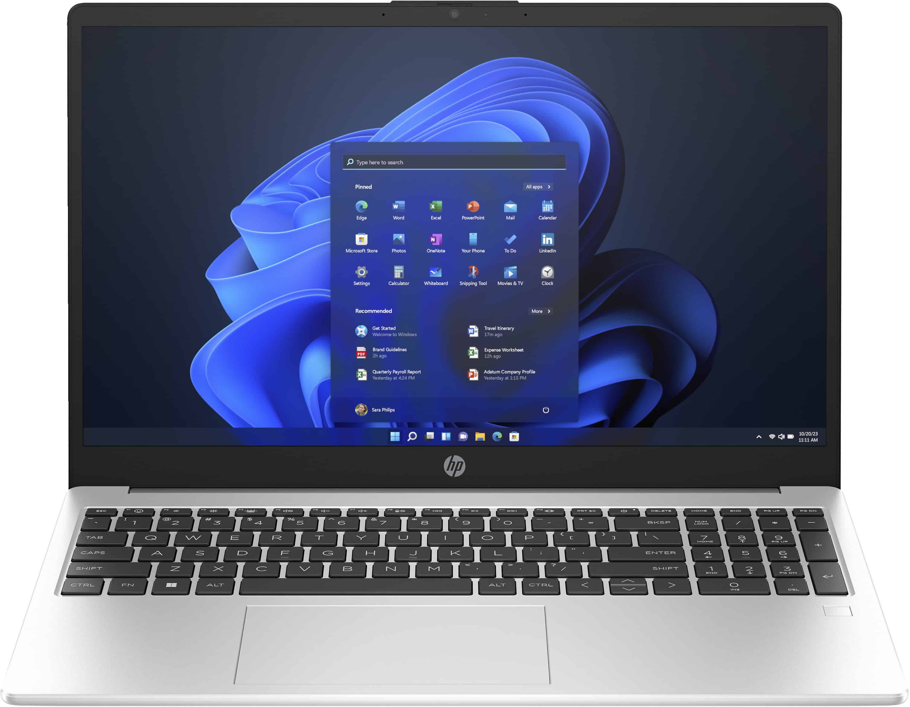 HP 250 G10 Intel® Core™ i3 i3-1315U Laptop 39,6 cm (15.6") Full HD 8 GB DDR4-SDRAM 256 GB SSD Wi-Fi 6 (802.11ax) Windows 11 Pro Zilver (9G270ET#ABH) thumbnail