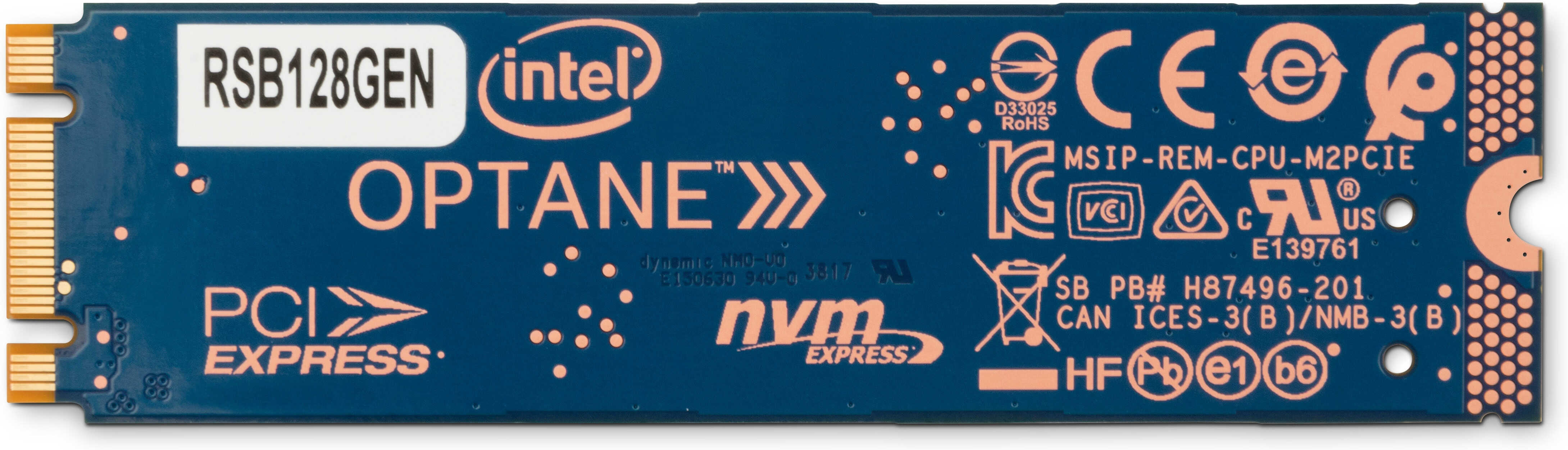 HP Intel Optane DCPMM 128GB NV-DIMM Module (9NH78AA) thumbnail