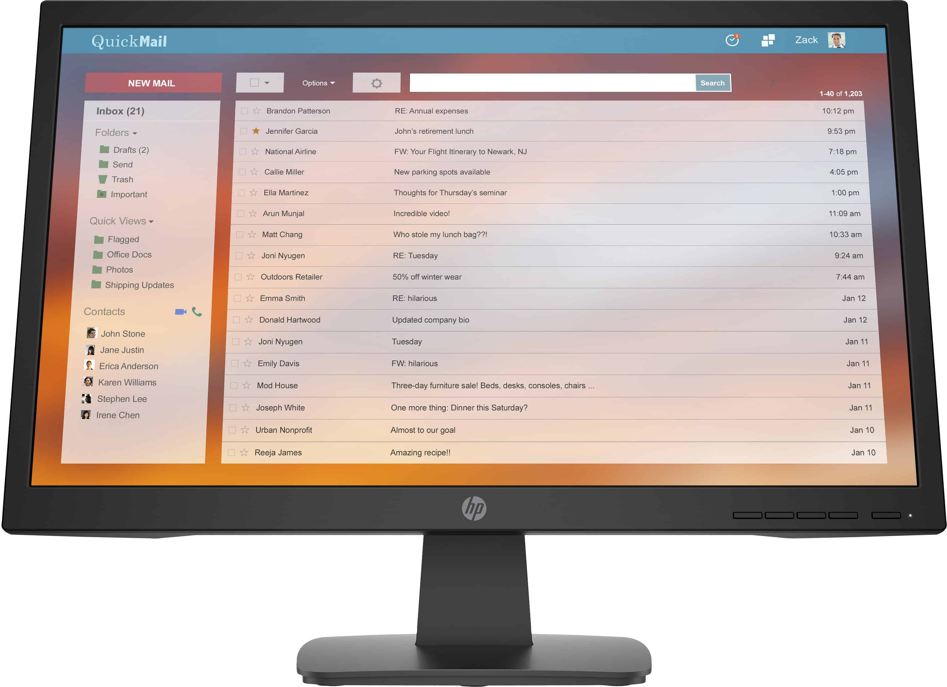 HP P22v G4 computer monitor 54,6 cm (21.5) 1920 x 1080 Pixels Full HD Zwart (9TT53AA#ABB) thumbnail