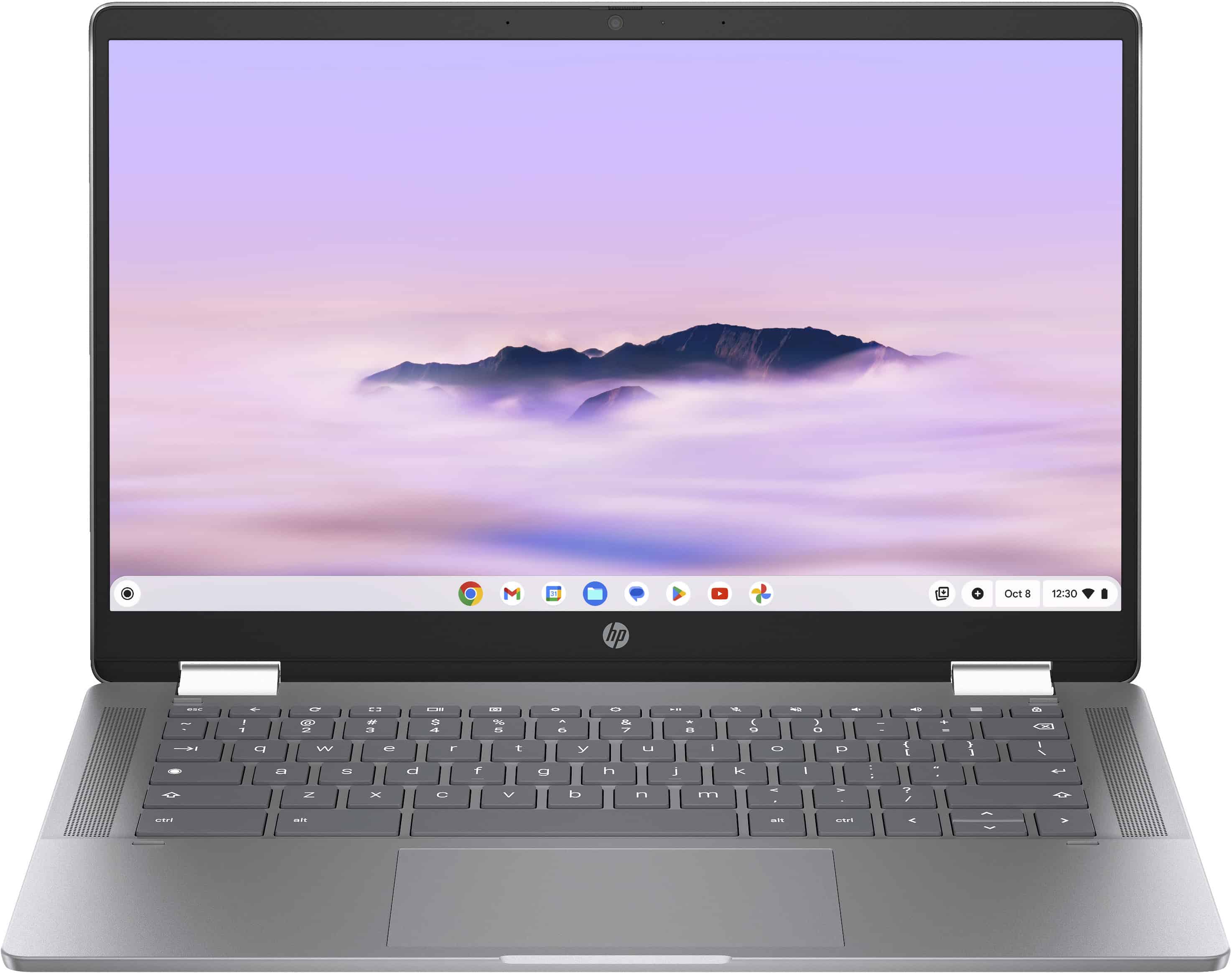HP Chromebook x360 14b-cd0075nd Intel® Core™ i3 i3-N305 35,6 cm (14") Touchscreen Full HD 8 GB LPDDR5-SDRAM 256 GB Flash Wi-Fi 6 (802.11ax) ChromeOS Zilver (A12M4EA#ABH) thumbnail