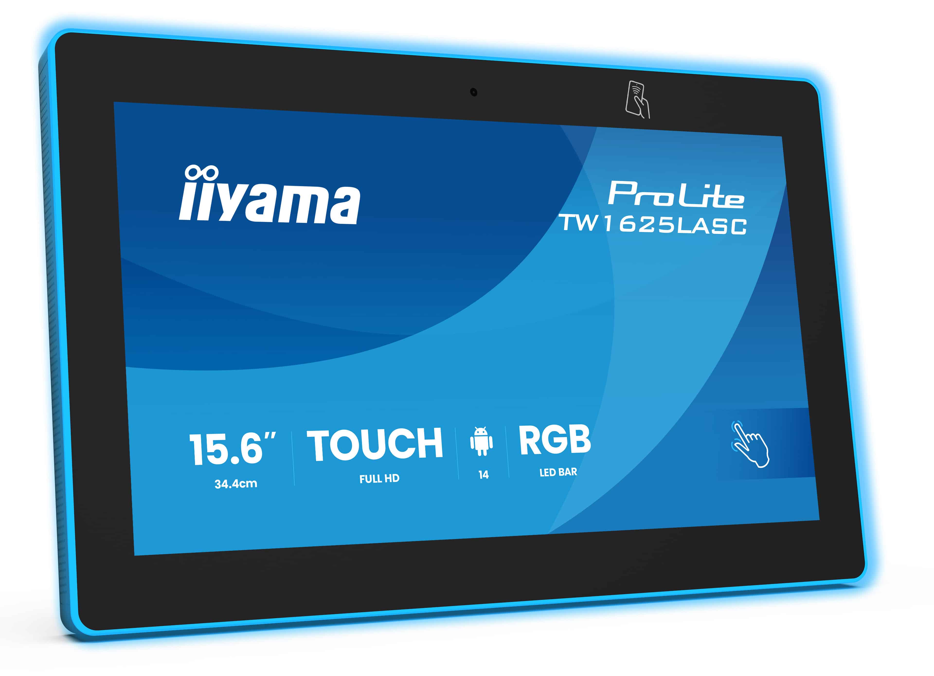 iiyama TW1625LASC-B3PNR beeldkrant Interactief flatscreen 39,6 cm (15.6) LED Wifi 450 cd/m² Full HD Zwart Touchscreen Type processor Android 24/7 (TW1625LASC-B3PNR) thumbnail iiyama TW1625LASC-B3PNR beeldkrant Interactief flatscreen 39,6 cm (15.6) LED Wifi 450 cd/m² Full HD Zwart Touchscreen Type processor Android 24/7 (TW1625LASC-B3PNR) thumbnail