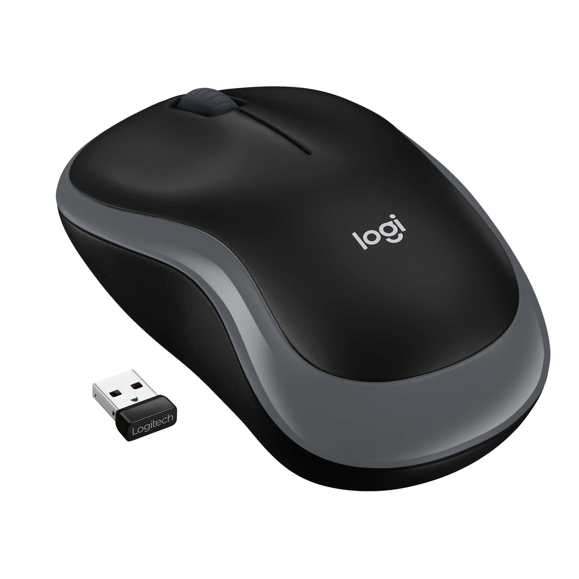 Logitech M185 muis Ambidextrous RF Draadloos Optisch 1000 DPI (910-002238) thumbnail