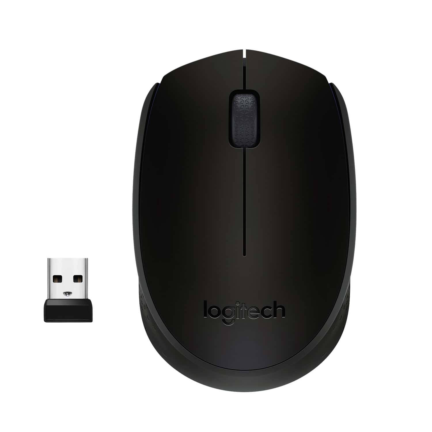Logitech M171 Black-K muis Ambidextrous RF Draadloos Optisch 1000 DPI (910-004424) thumbnail