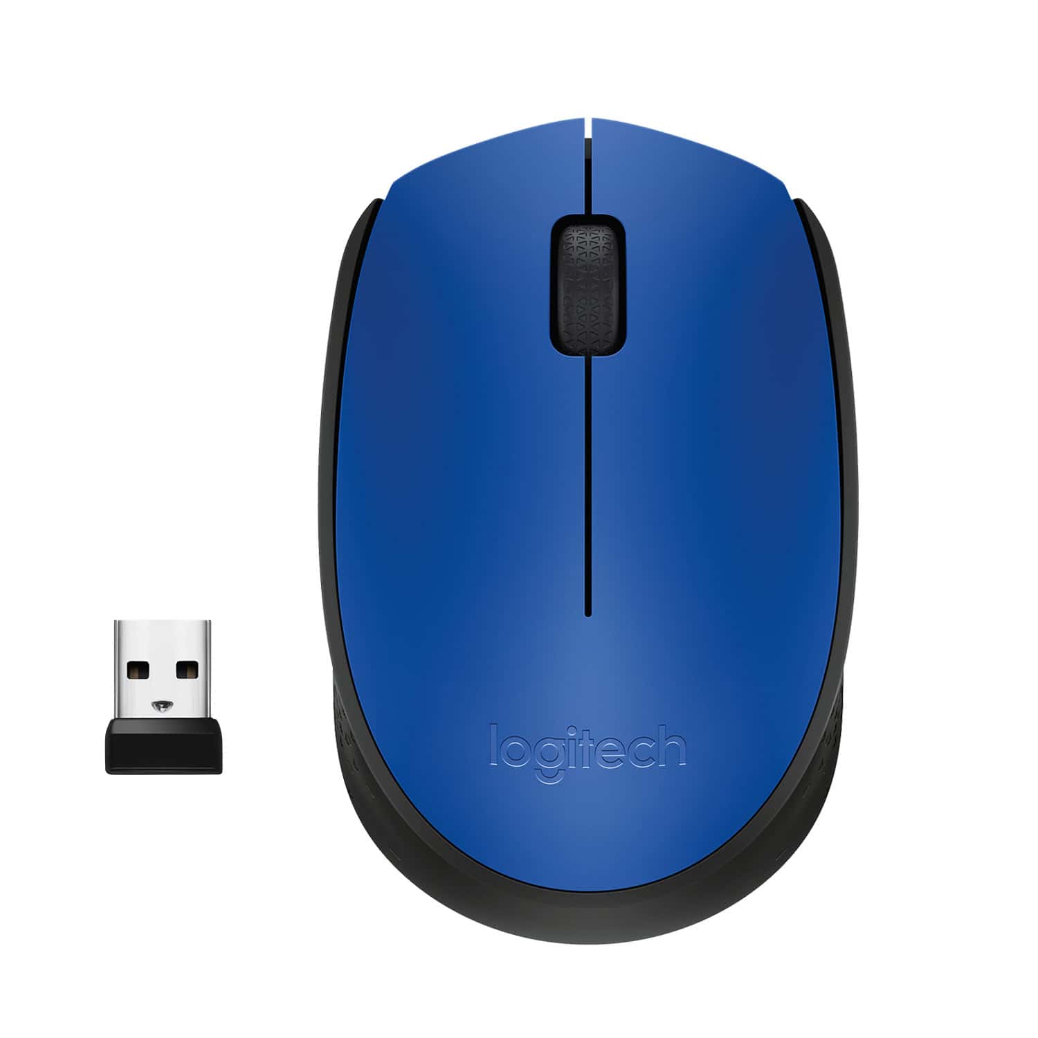 Logitech M171 Blue-K muis Ambidextrous RF Draadloos Optisch 1000 DPI (910-004640) thumbnail
