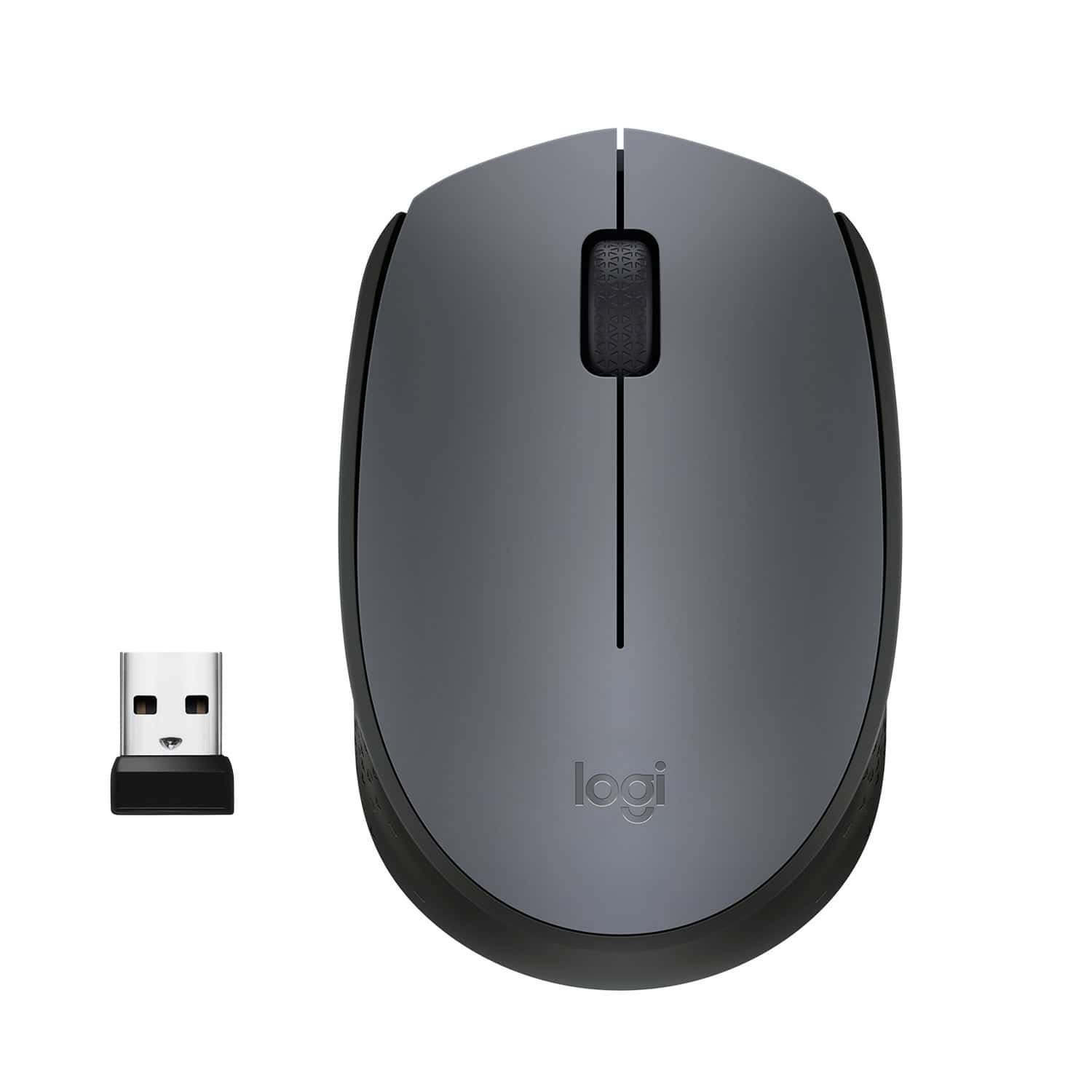 Logitech M170 Grey-K muis Ambidextrous RF Draadloos Optisch 1000 DPI (910-004642) thumbnail