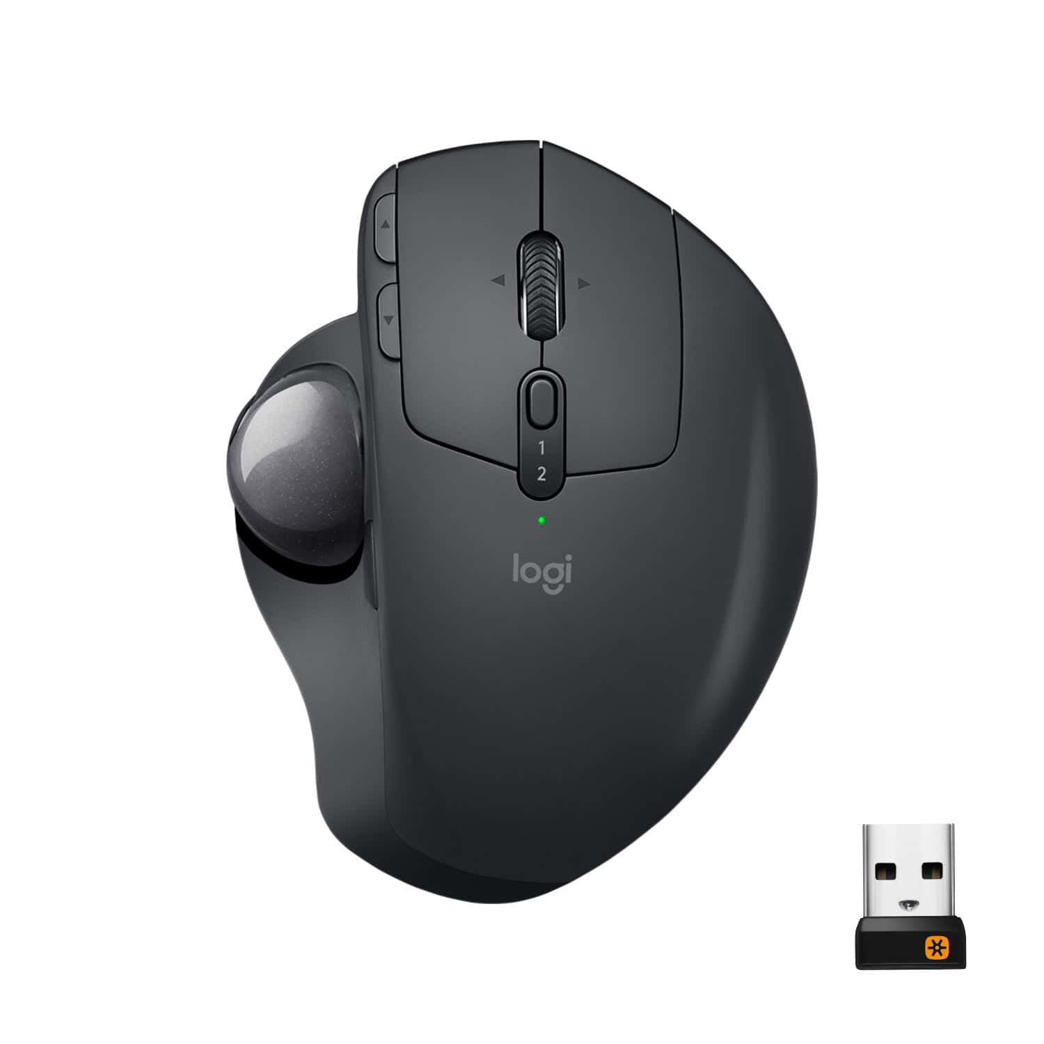Logitech MX Ergo muis Rechtshandig RF-draadloos + Bluetooth Trackball 440 DPI (910-005179) thumbnail