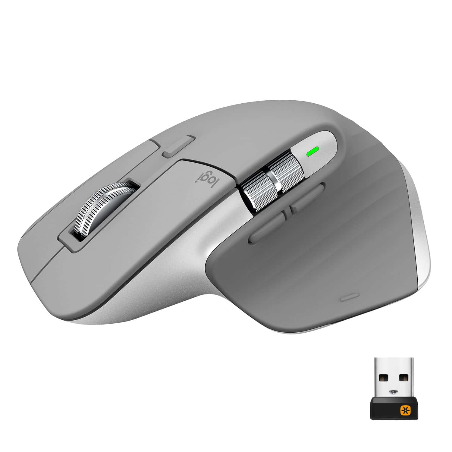 Logitech MX Master 3 muis Rechtshandig RF-draadloos + Bluetooth Laser 4000 DPI (910-005695) thumbnail