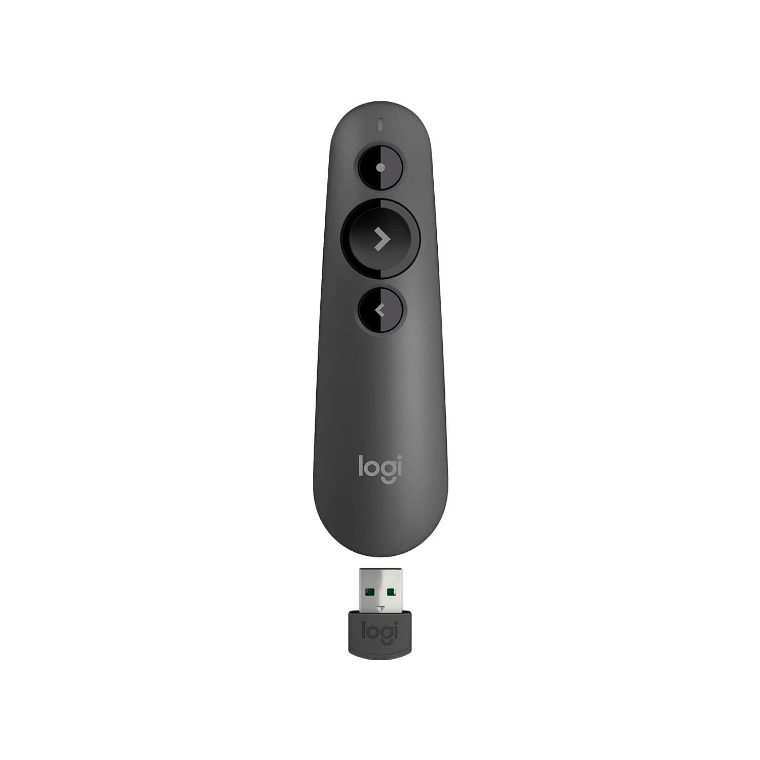 Logitech R500 Draadloze presenter Bluetooth/RF Grafiet (910-005843) thumbnail