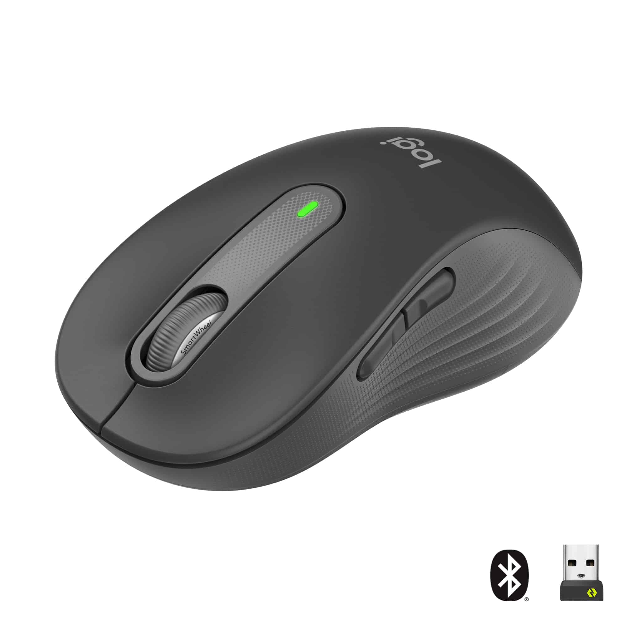 Logitech Signature M650 muis Rechtshandig RF-draadloos + Bluetooth Optisch 2000 DPI (910-006236) thumbnail