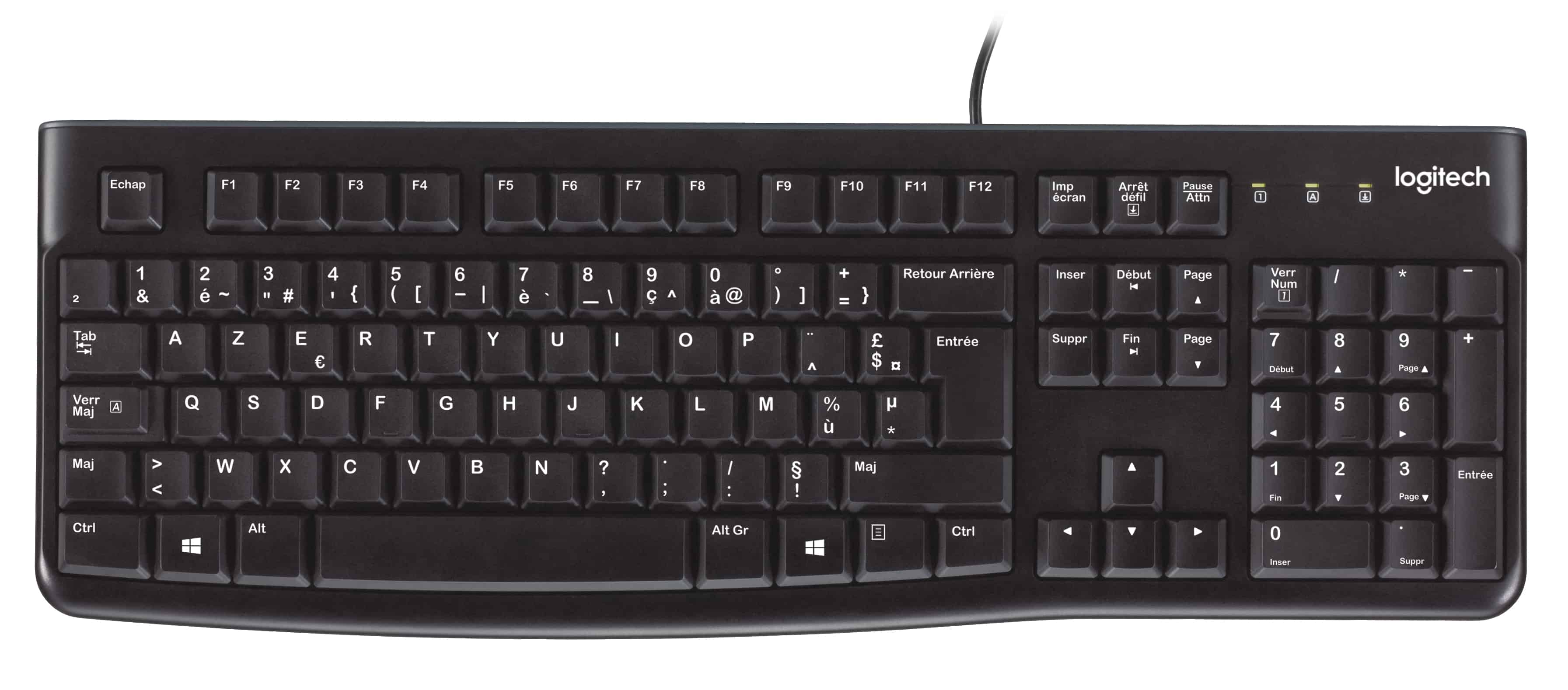 Logitech Keyboard K120 Comfortabel en stil typen (920-002482) thumbnail