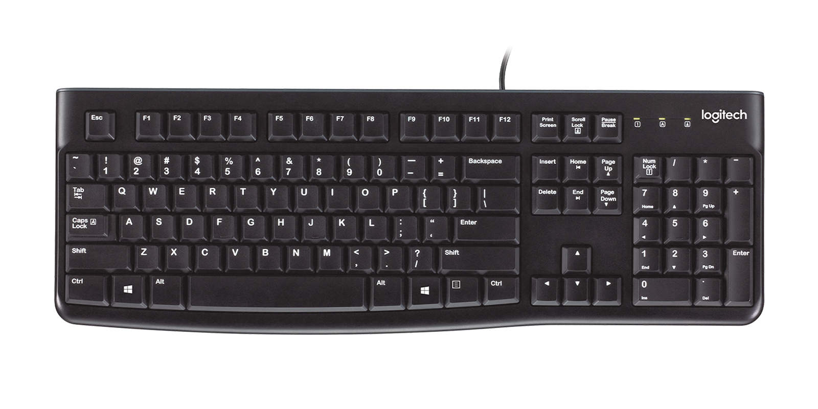 Logitech Keyboard K120 for Business toetsenbord USB QWERTY Engels Zwart (920-002524) thumbnail