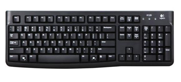 Logitech Keyboard K120 for Business toetsenbord USB Scandinavisch Zwart (920-002528) thumbnail