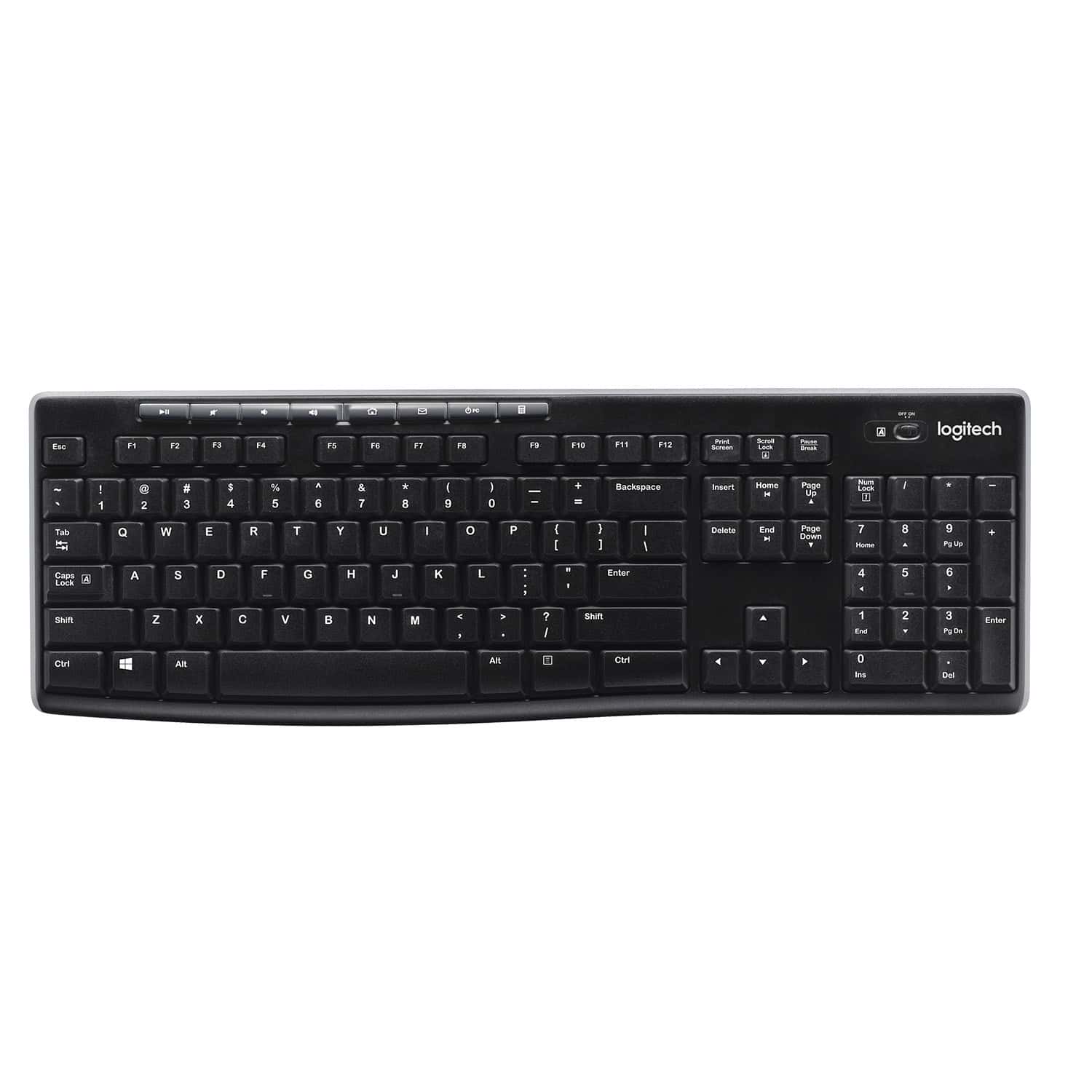 Logitech K270 Wireless Keyboard Volledige, draadloze Unifying-technologie (920-003754) thumbnail