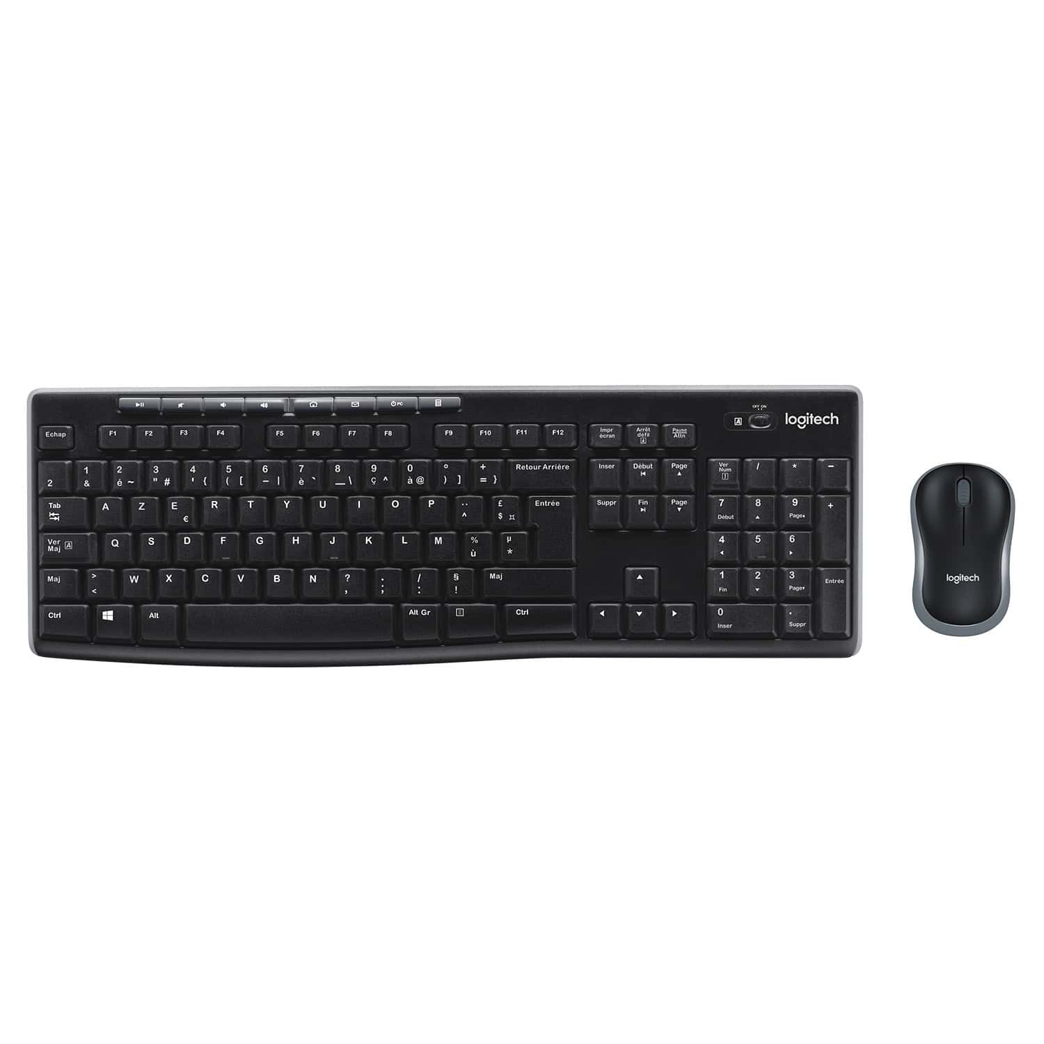 Logitech Wireless Combo MK270 Betrouwbare draadloze combinatie (920-004524) thumbnail