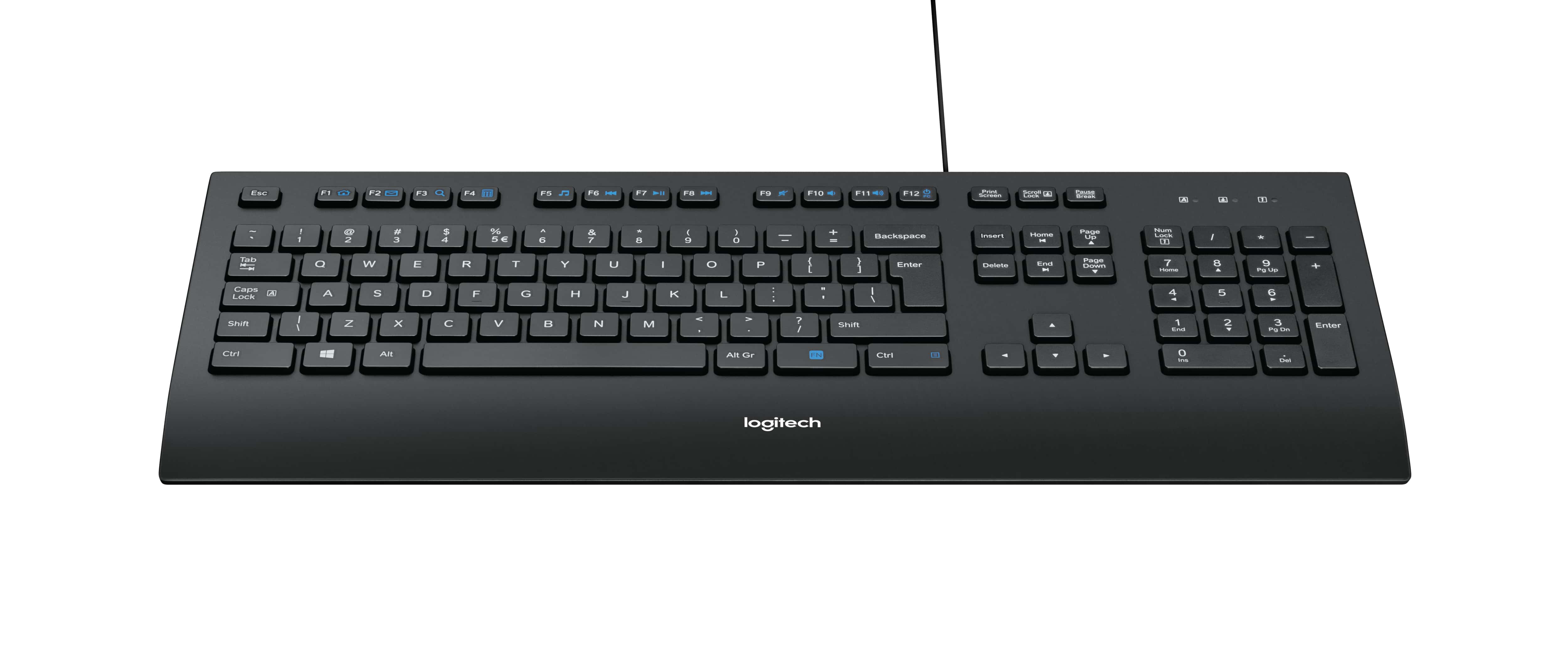 Logitech K280E Pro f/ Business toetsenbord USB QWERTY US International Zwart (920-005217) thumbnail