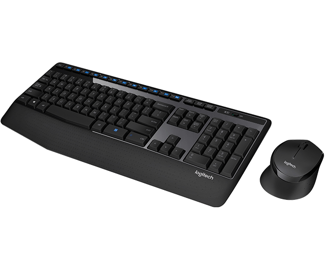 Logitech Wireless Combo MK345 toetsenbord Inclusief muis USB Frans Zwart (920-006483) thumbnail
