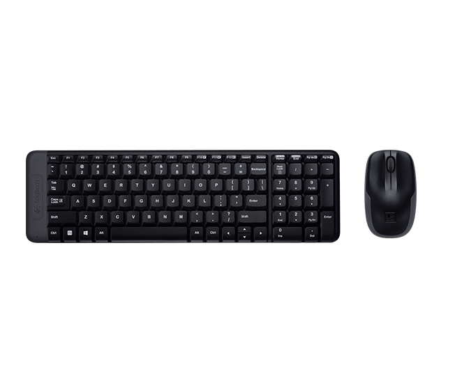 Logitech Wireless Combo MK220 toetsenbord Inclusief muis USB Frans Zwart (920-008318) thumbnail