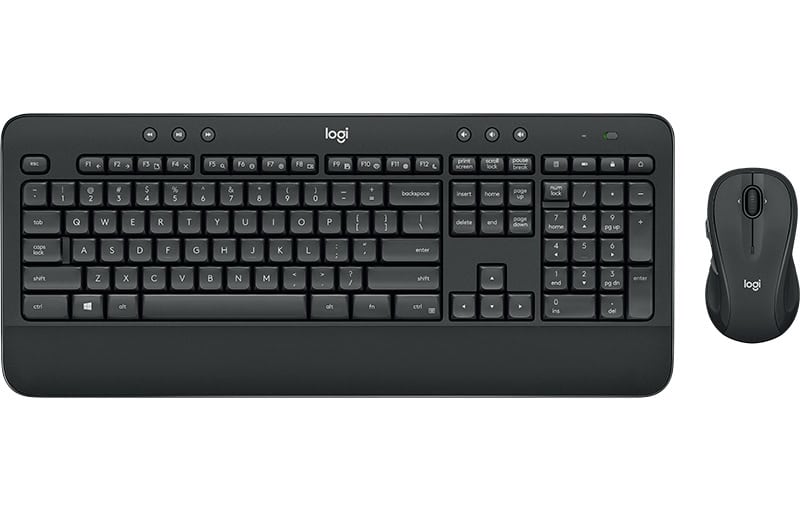 Logitech Advanced MK545 toetsenbord Inclusief muis RF Draadloos Engels Zwart (920-008923) thumbnail
