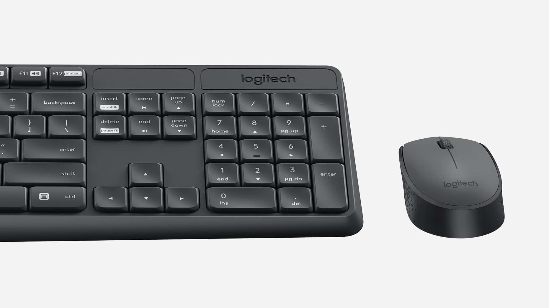 Logitech MK235 Tastatur RF Wireless Bulgarisch Schwarz (920-008024) (920-008024) thumbnail