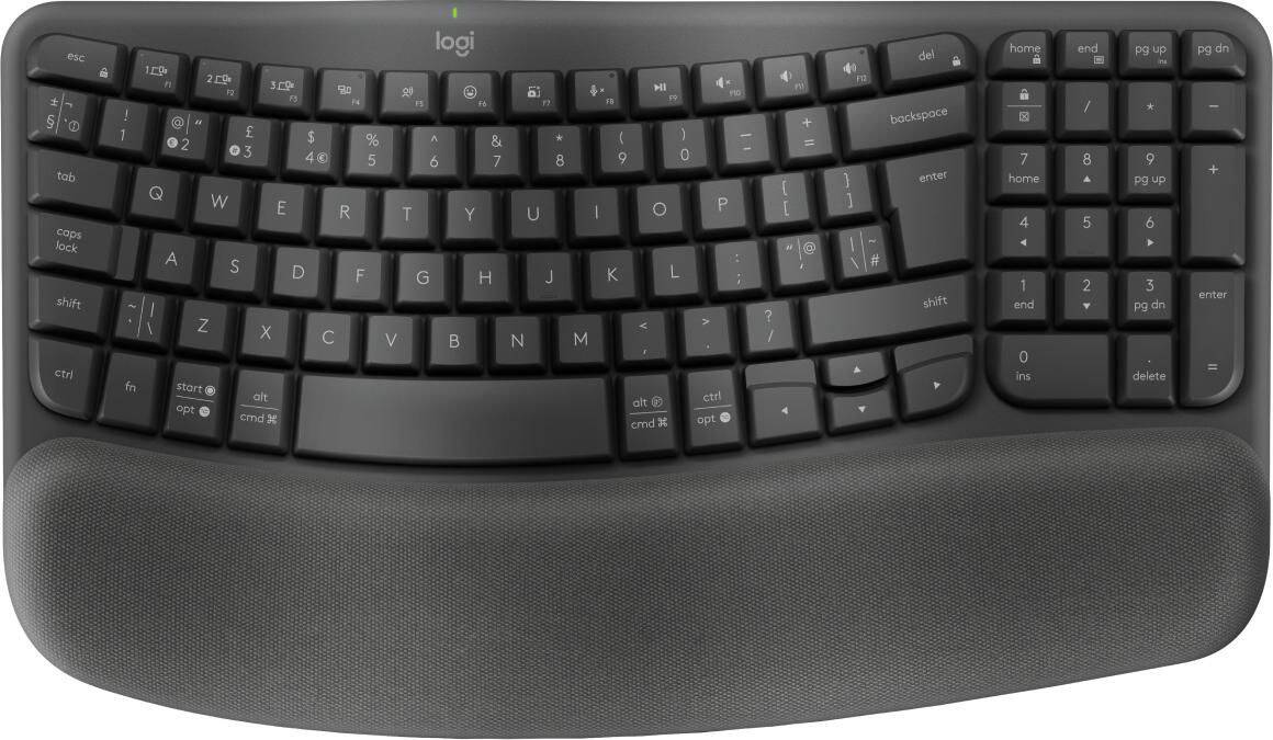 Logitech LOGI Wave Keys Business GRAPHITE (UK) (920-012333) thumbnail
