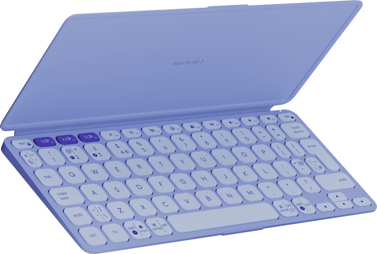 Logitech LOGI Keys-To-Go 2 - Lilac (US) (920-012986) thumbnail