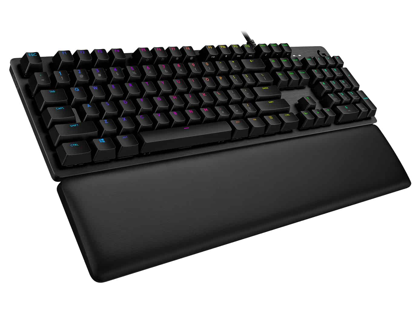 Logitech G G513 CARBON LIGHTSYNC RGB Mechanical Gaming Keyboard, GX Brown toetsenbord USB Scandinavisch Koolstof (920-009327) thumbnail Logitech G G513 CARBON LIGHTSYNC RGB Mechanical Gaming Keyboard, GX Brown toetsenbord USB Scandinavisch Koolstof (920-009327) thumbnail