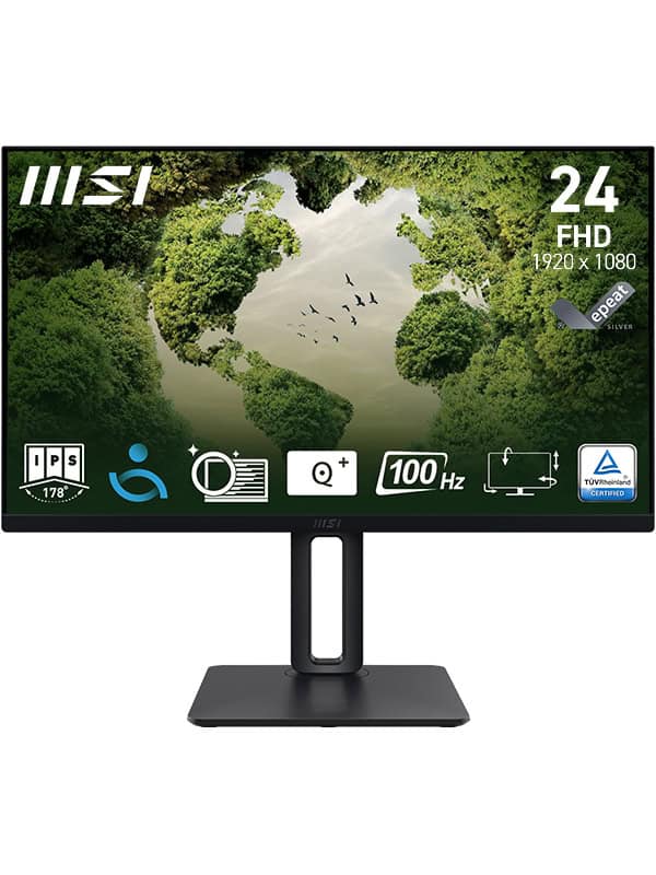 MSI Pro MP245PG computer monitor 60,5 cm (23.8) 1920 x 1080 Pixels Full HD LCD Zwart (PRO MP245PG) thumbnail