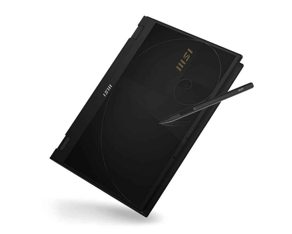 MSI Summit E14 Flip Evo A12MT-019NL Intel® Core™ i7 i7-1280P Hybride (2-in-1) 35,6 cm (14") Touchscreen Quad HD+ 16 GB LPDDR5-SDRAM 1 TB SSD Wi-Fi 6E (802.11ax) Windows 11 Pro Zwart (SUMMIT E14FLIP A12MT-019NL) thumbnail