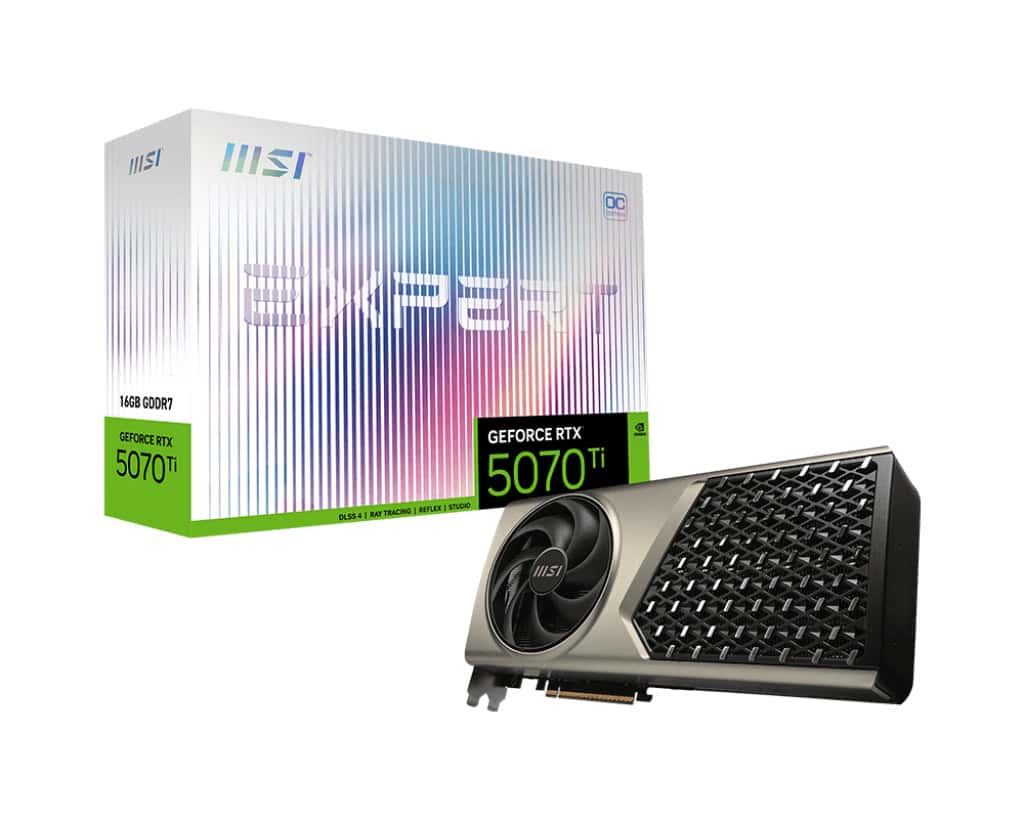 MSI GeForce RTX 5070 Ti 16G EXPERT OC NVIDIA 16 GB GDDR7 (V531-439R) thumbnail