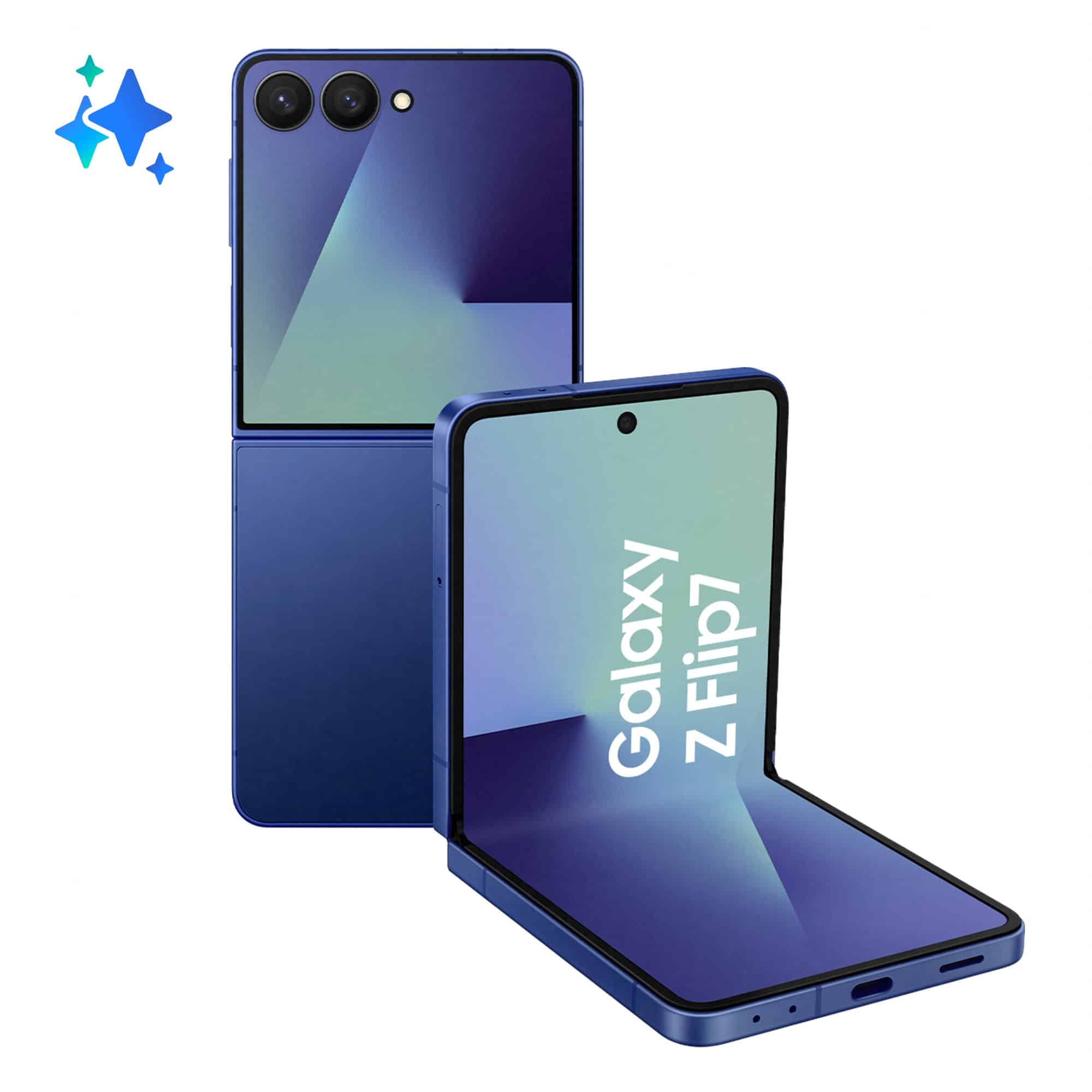 Samsung Galaxy Z Flip7 17,3 cm (6.8) 5G 12 GB 256 GB 4300 mAh Blauw (SM-F766BDBGEUE) thumbnail