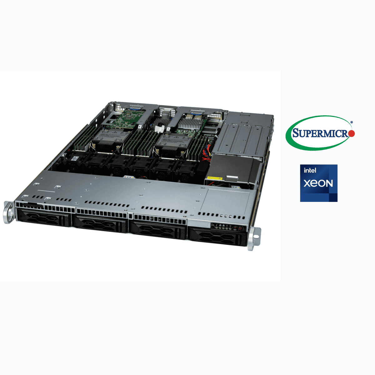 Super Micro Supermicro 1U X13DDW-A 4x3.5 Hot-Swap 2x860W (SYS-611C-TN4R) thumbnail