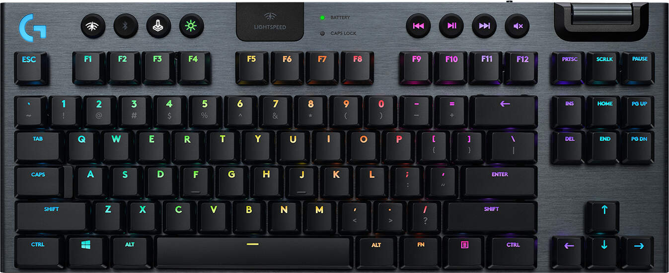 Logitech G G915 TKL toetsenbord USB QWERTY Engels Koolstof (920-009537) thumbnail
