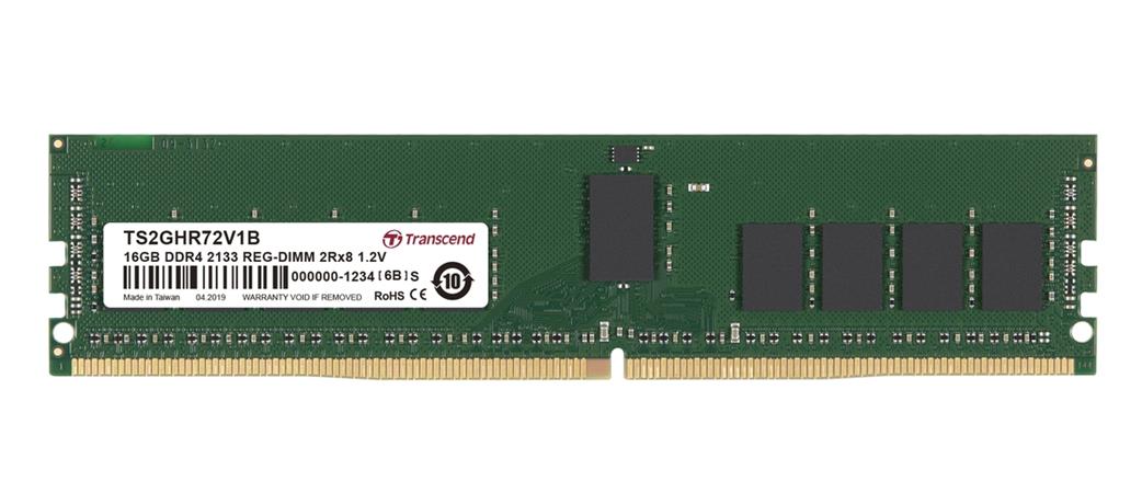TRANSCEND REG-DIMM DDR4 16GB 2133 2Rx8 (TS2GHR72V1B) thumbnail